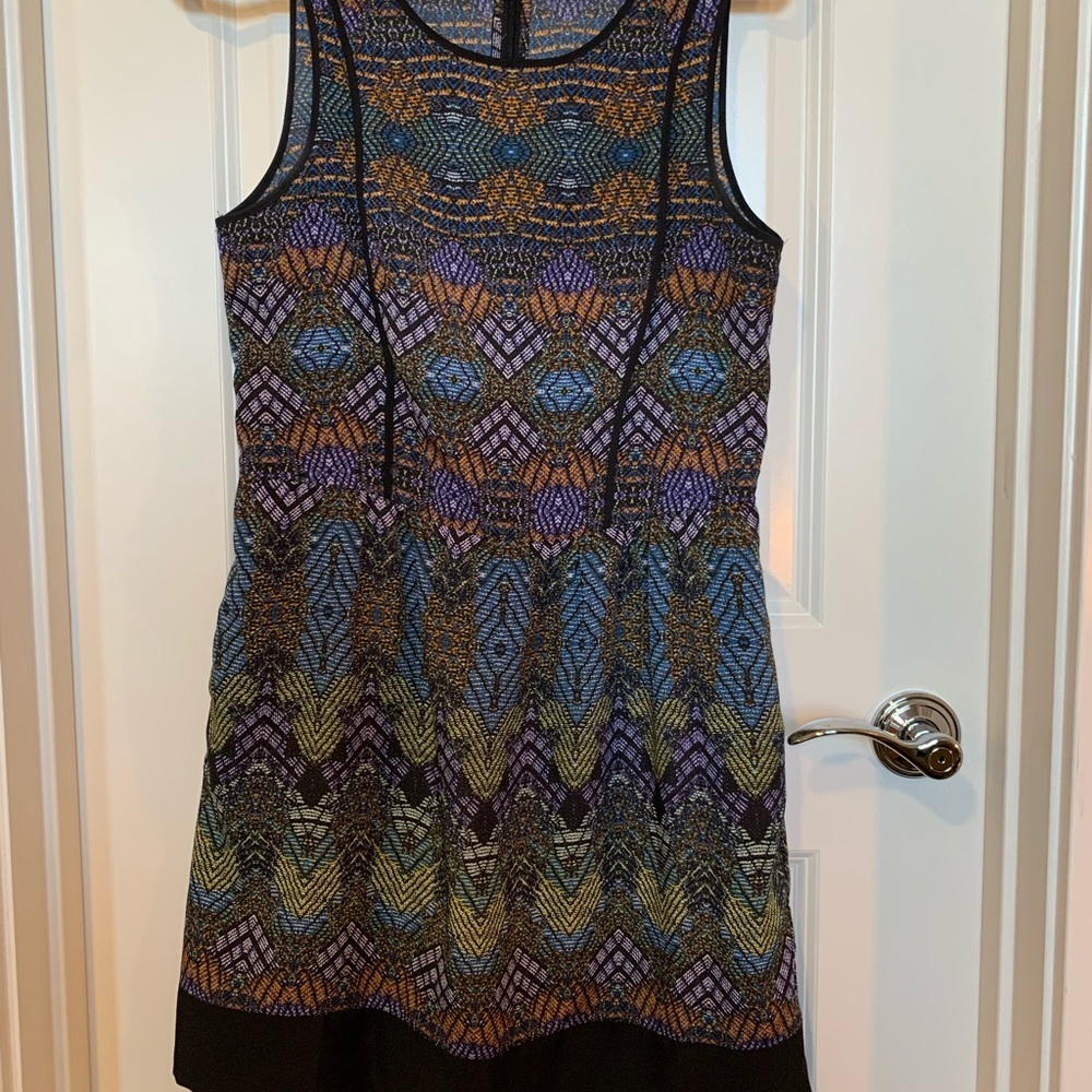 charlie jade Batik Sleeveless Dress w/ Pockets Med